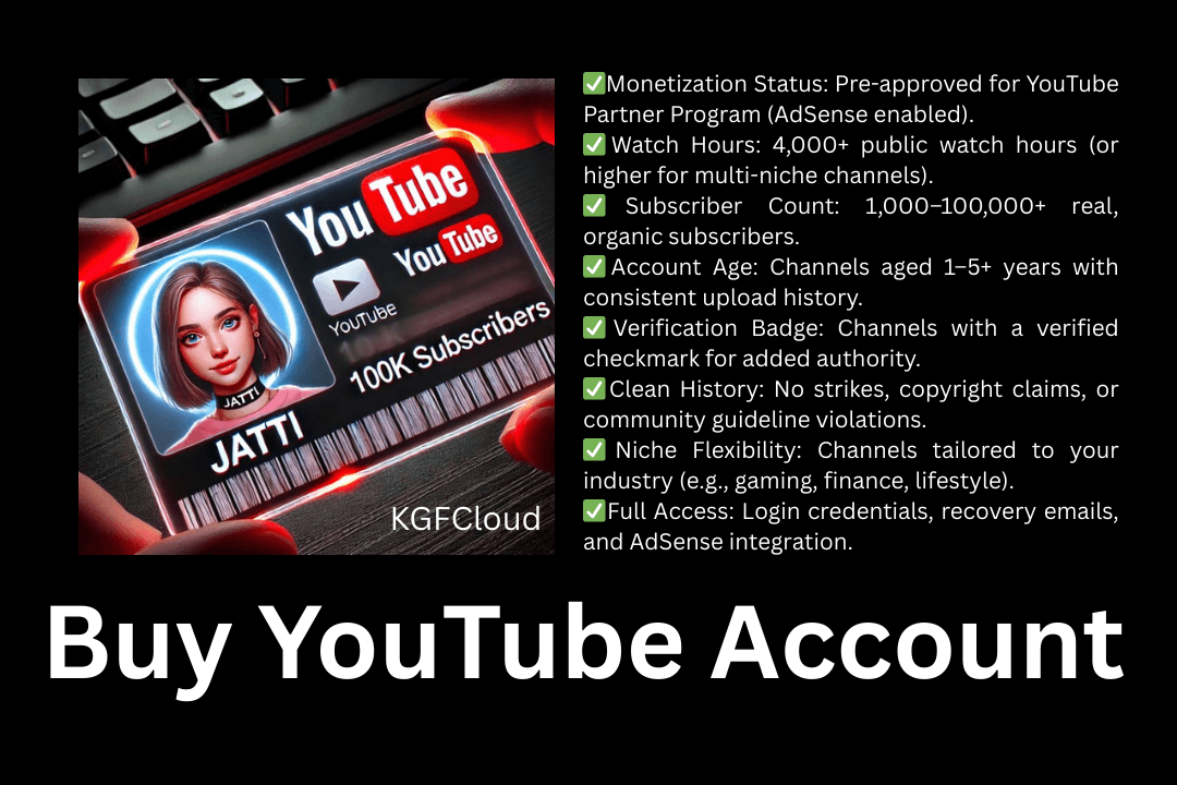 Buy YouTube Accounts